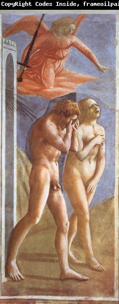 MASACCIO Verdrijving from the paradise
