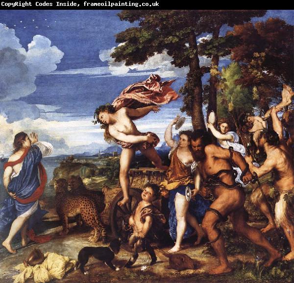 Titian Bacchus and Ariadne