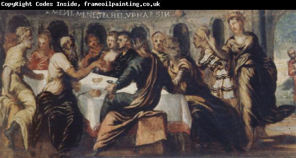 Tintoretto The festival of the Belschazzar
