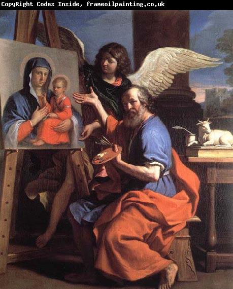 GUERCINO St Luke Displaying a Painting of the Virgin