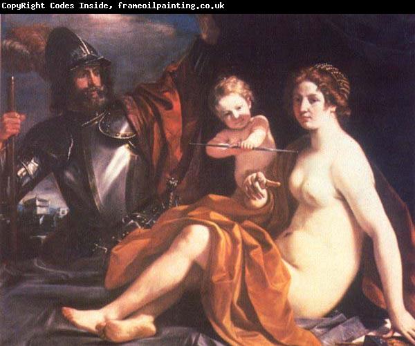 GUERCINO Venus, Mars and Cupid