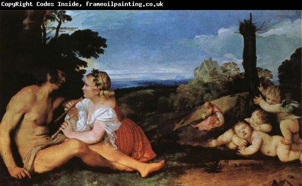 Titian THe Three ages of Man