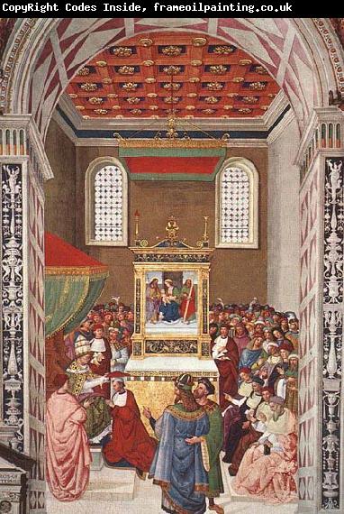 Pinturicchio Piccolomini Receives the Cardinal Hat