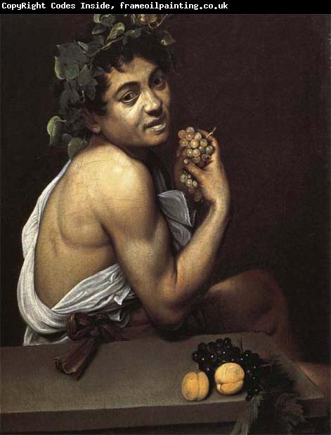Caravaggio Self-Portrait as Bacchus