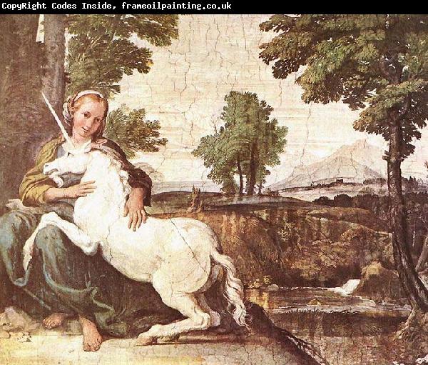 Domenichino A Virgin with a Unicorn