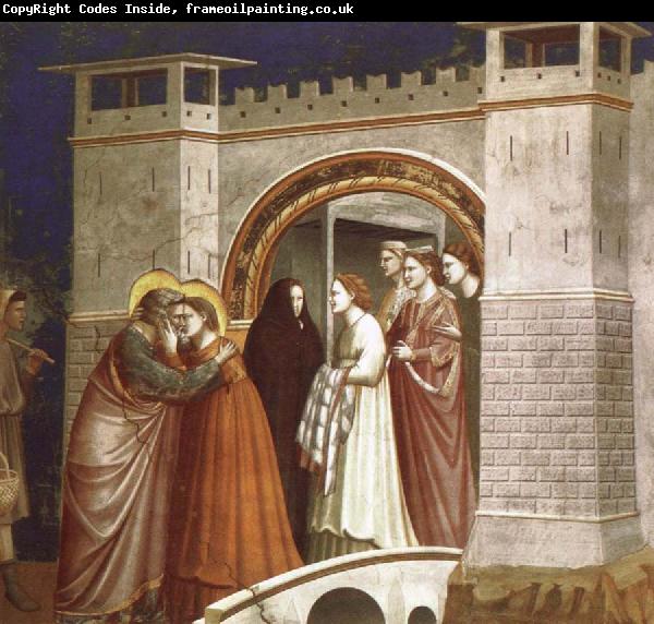 Giotto The Meeting at the Golden Gate