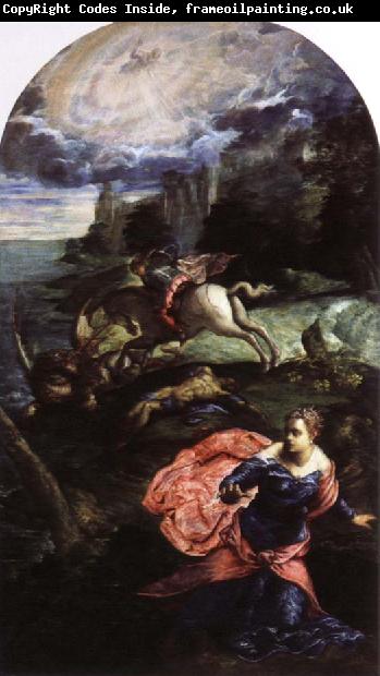 Tintoretto st.george and the dragon