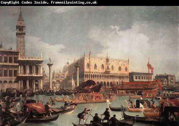 Canaletto The Bucintore Returning to the Molo on Ascension Day c