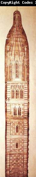 Giotto Design sketch for the Campanile
