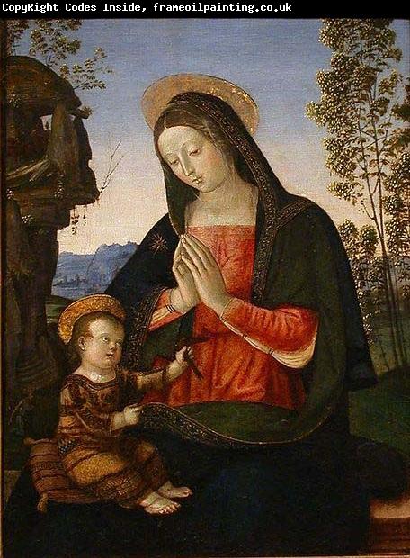 Pinturicchio Madonna Adoring the Child,