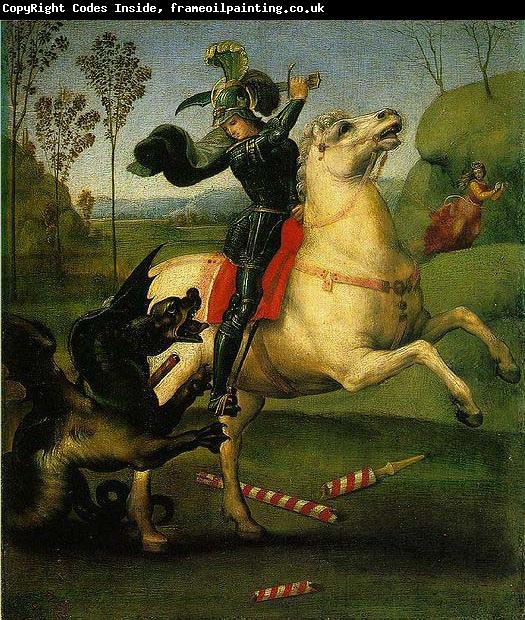 Raphael Saint George and the Dragon, a small work