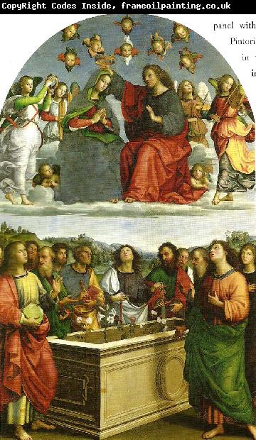 Raphael coronation of the virgin