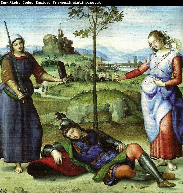 Raphael vision of a knight