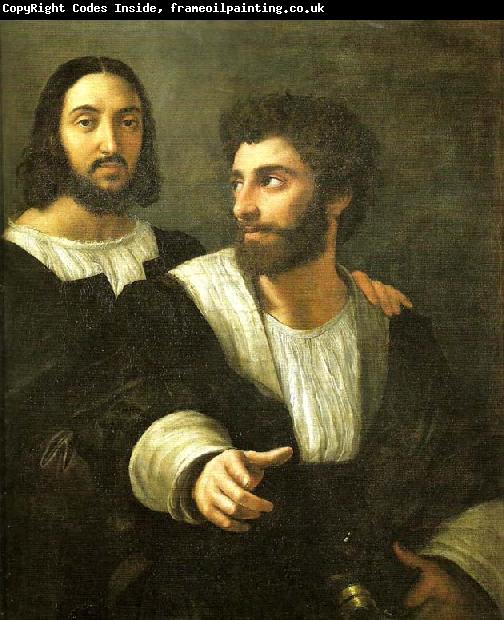 Raphael portrait of raphaeland a friend