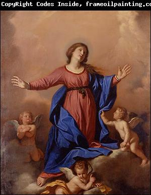 GUERCINO assumption of the Virgin