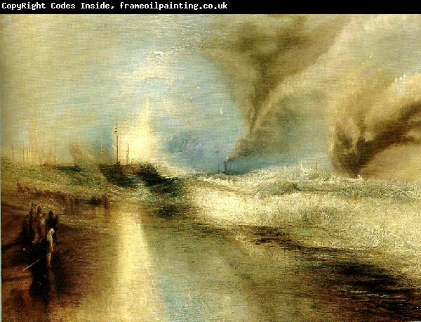 J.M.W.Turner lights to warn steam-boats of shoalwater