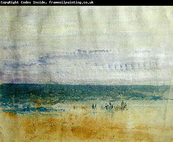 J.M.W.Turner figures on the shore 1835-40