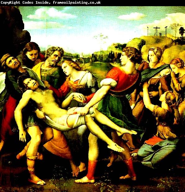 Raphael la mise au tombeau