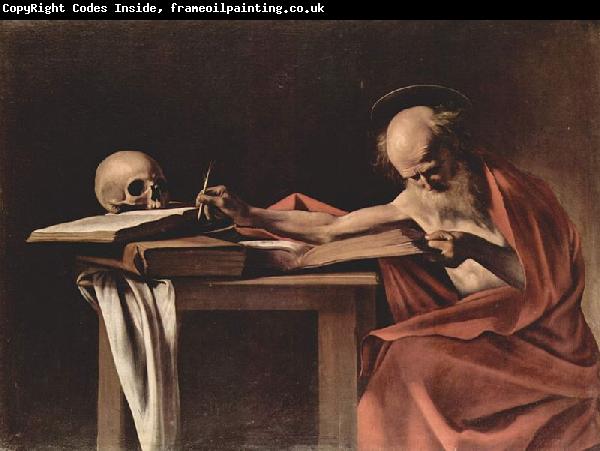 Caravaggio Hieronymus beim Schreiben