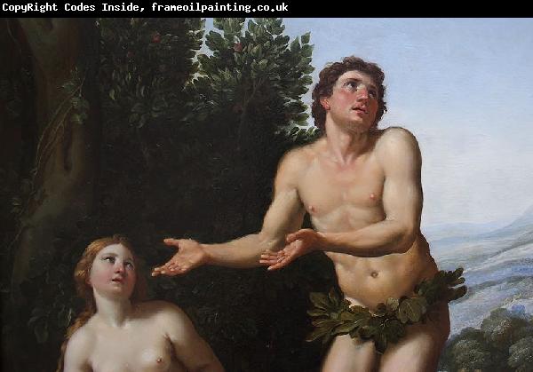 Domenichino Dieu reprimandant Adam et Eve