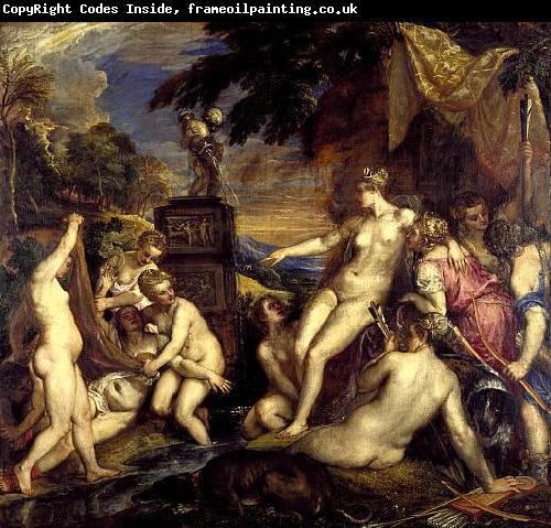 Titian Diana and Callisto