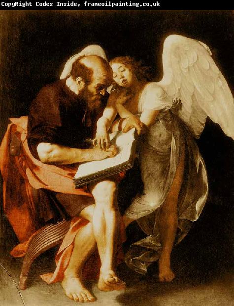 Caravaggio Saint Matthew and the Angel