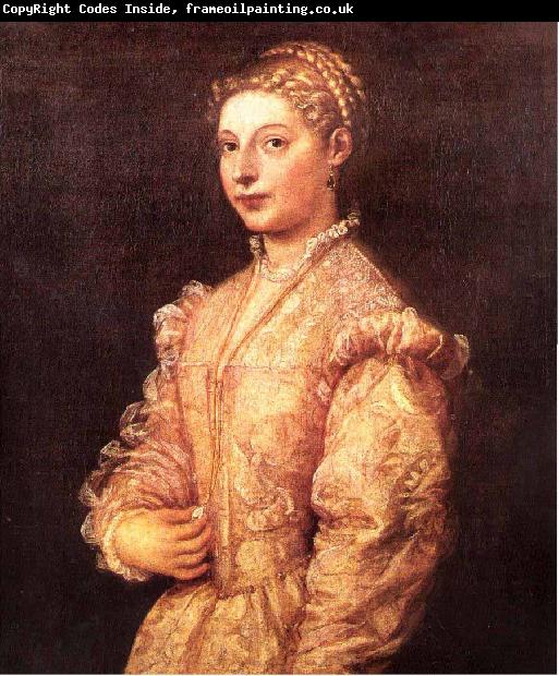 Titian Portrait of Titians daughter Lavinia