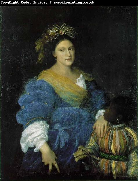 Titian Portrait of Laura Dianti