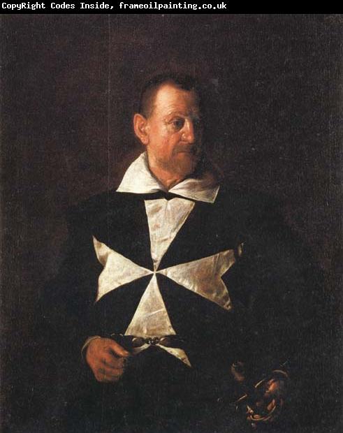 Caravaggio Portrait of a Knight of Malta