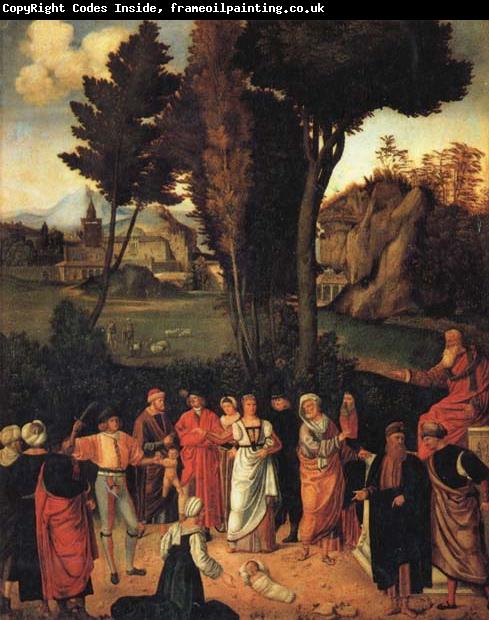 Giorgione THe Judgment of Solomon