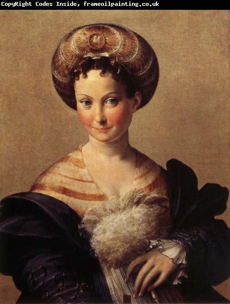 PARMIGIANINO Portrait of a Young Woman