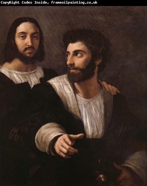 Raffaello Portrait de l'artiste avec un ami