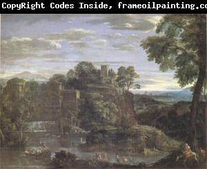 Domenichino Landscape with the Flight into Egypt (mk05)