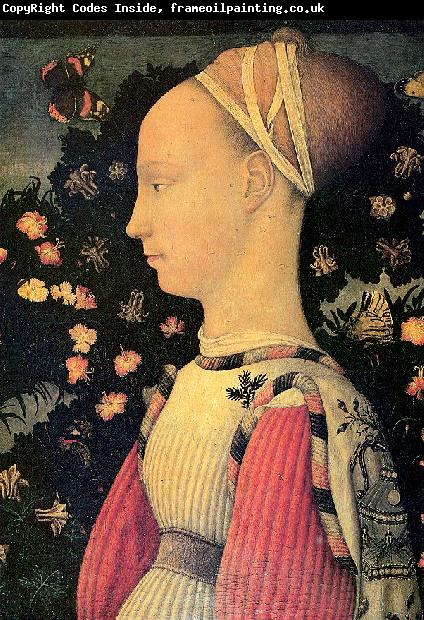 PISANELLO Portrait of Ginerva d'Este