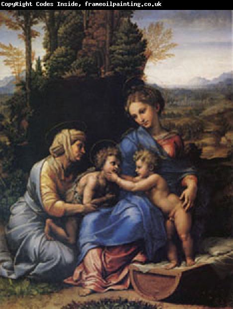 Raphael The Holy Family Known as the Little Holy Family (mk05)