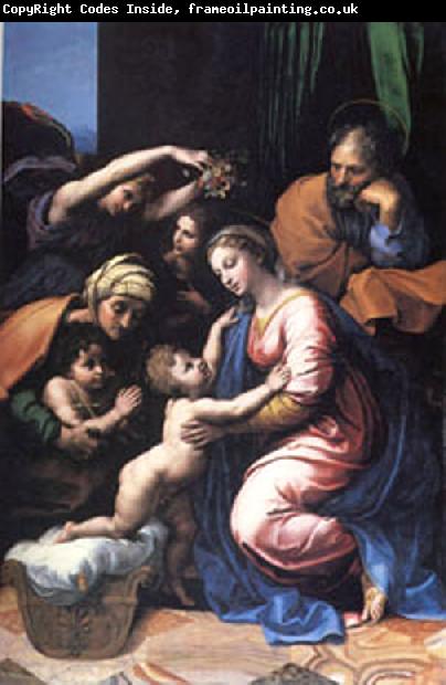 Raphael The Holy Family,known as the Great Holy Family of Francois I (mk05)
