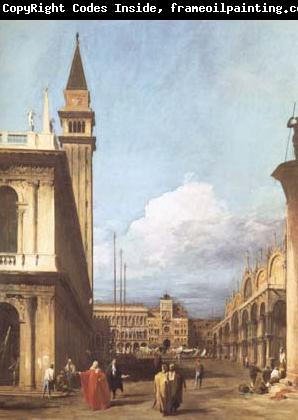 Canaletto The Piazzetta towards the Torre dell'Orologio (mk25)