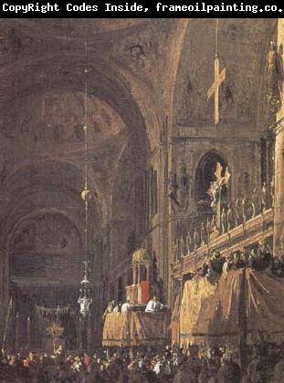 Canaletto Interior of San Marco (mk25)