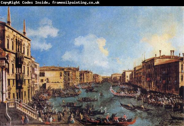 Canaletto Regatta on the Canale Grande