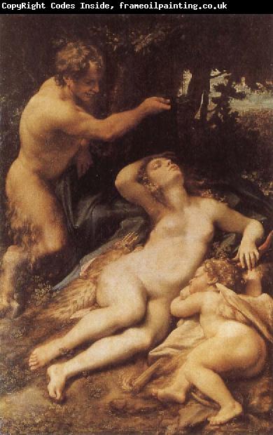 Correggio Zeus and Antiope