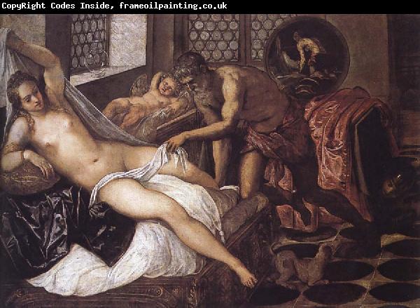 Tintoretto Vulcano sorprende a Venus y Marte