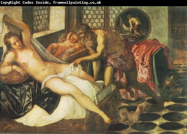 Tintoretto Vulcanus Takes Mars and Venus Unawares