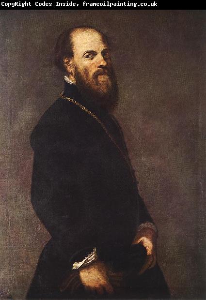 Tintoretto Man with a Golden Lace
