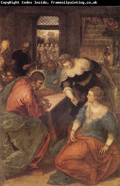 Tintoretto Christ with Mary and Martha