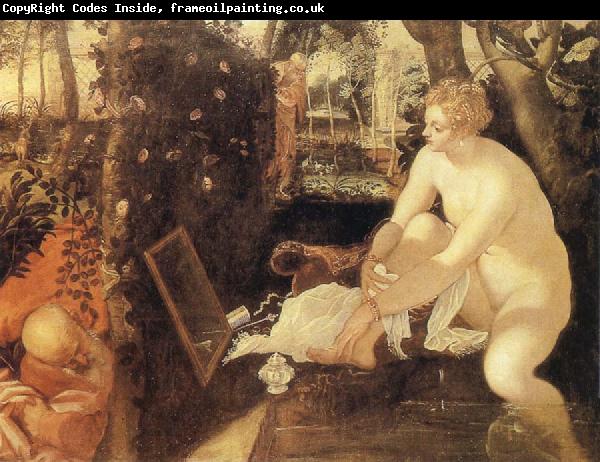 Tintoretto Susanna at he Bath